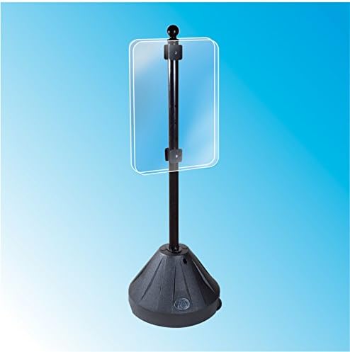PP2 Tip'n Roll Portable Sign Pole - Black 48 - 2 пакет
