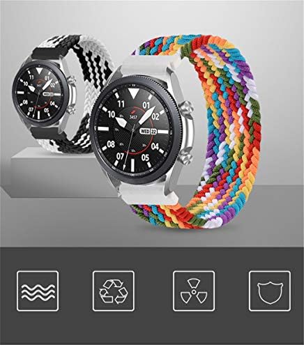 20мм/22мм плетенка соло јамка опсези компатибилни за Samsung Galaxy Watch 4/Galaxy Watch 3 41mm 45mm/Galaxy Watch 46mm 42mm/Gear