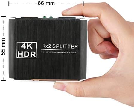 Easyday HDMI 1.4 1 во 2 Out 4K x 2K 1080P HDCP Stripper 1x2 засилувач на сигнал за напојување на сплитер