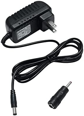 DCHAV UL наведен 9V 1A Адаптер за напојување AC до DC Plug 5.5MMX2.5mm 3,5mmx1.35mm Wallиден полнач Замена 4FT Влез на кабелот за напојување