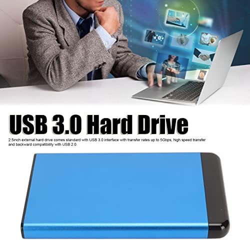 VINGVO USB 3.0 Хард Диск, USB 3.0 Интерфејс 2.5 Во Надворешен Хард Диск Алуминиум 5Gbps Силна Компатибилност За Телевизори