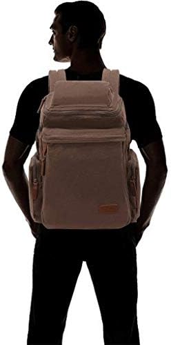 Lly grongage Canvas Collect College Bankpack School Bookbag, лаптоп со големи димензии, ранец со ранец, компјутерски рак -пакет случај за мажи за мажи жени