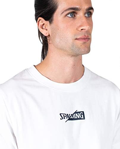 Спалдинг машки маички поделени со брендирани кратки ракави со бренд за кратки ракави