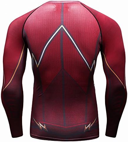 Црвена плума машка компресија Спортска кошула мажи атлетски удобни долги ракави маица за спортски тренинг