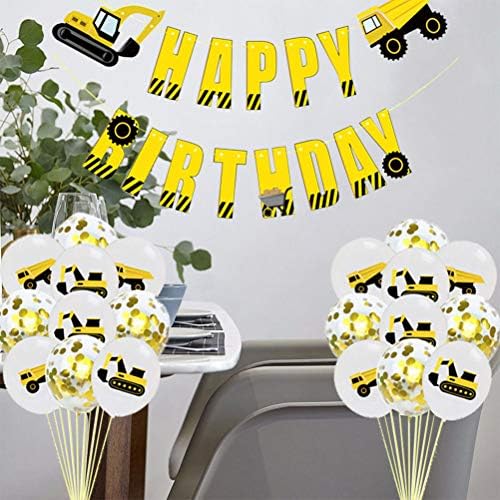 Среќнајами среќен роденден балон латекс балони латекс балони латекс балони бацувач камион алуминиум филм балони за забава за забавување