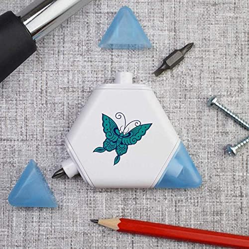 Компактна DIY мулти -алатка на Azeeda 'Blue Stiled Butterfly'