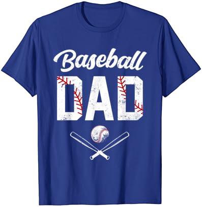 Бејзбол тато среќни татковци Дневни кошули за мажи момчиња маица за деца