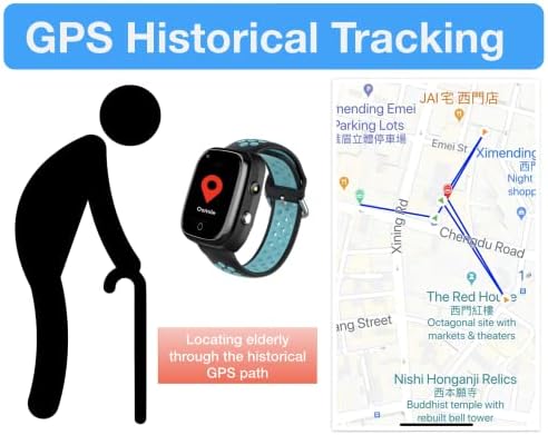 OSMILE ED1000 GPS Watch/Anti-Lost Watch/GPS Tracker за лица со деменција/аутизам/интелектуална попреченост