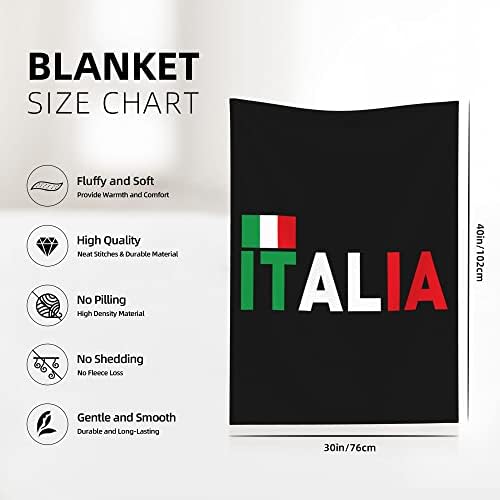 QG ZZX италијанско знаме бебе ќебе за момчиња девојчиња ќебе ќебе ќебе