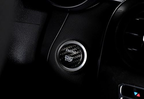 Копче за почеток на копчето за јаглеродни влакна на ЕППАР 1 парчиња за Mercedes Benz S-Class Coupe 2014-2018