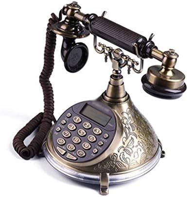 KLHHG Антички фиксен телефон со високи луксузни домашни ретро жичен фиксни телефон за дома хотел