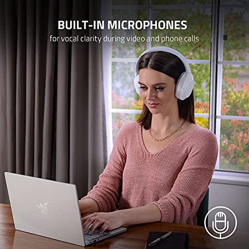 Razer Opus X безжични слушалки за ниска латентност: Активно откажување на бучава - Bluetooth 5.0-60ms ниска латентност - возачи со прилагодено