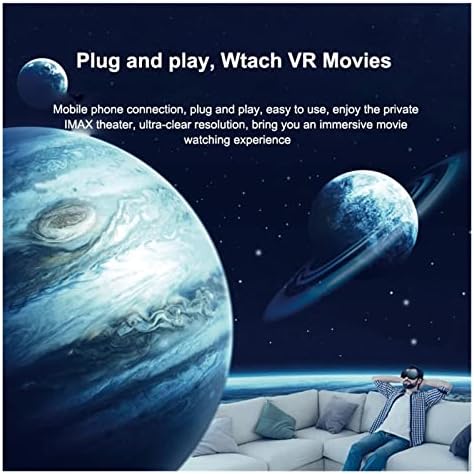 3Д паметни очила гигантски екран VR слушалки со ист екран стерео кино за виртуелна реалност очила компатибилни за iPhone/андроид паметен