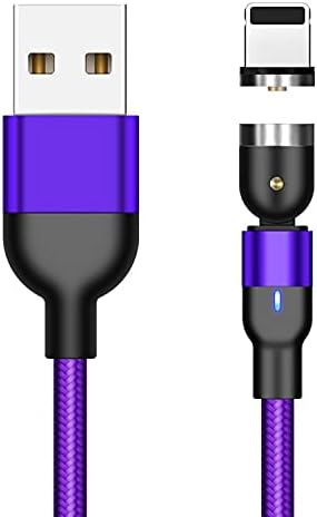 [2 Пакет] Магнетни Кабел Микро USB Тип Ц Брзо Полнење Телефон Магнет Полнач за iPhone 11 Pro X Макс 6 7 8 Плус Samsung Xiaomi