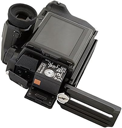 Exxy l-brocket за Fujifilm GFX 50S камера од Fotodiox Pro-Сите метални црни фотоапарати за рака за ARCA SWISS или ARCA SWISS-тип Брзи изданија