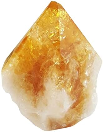 Основа на точката на цитрин, агтрин тамблстон - Снабдување со скапоцени камења за цитрини за Вика, Реики, заздравување на енергетскиот кристал,