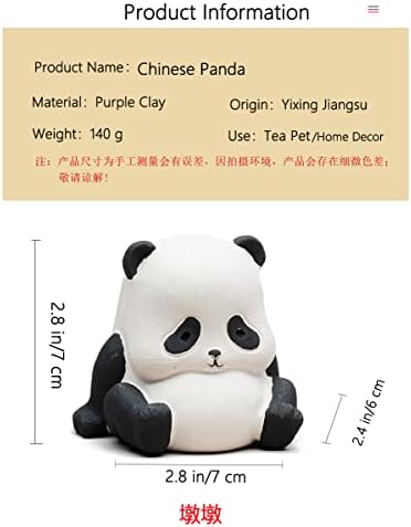 Кинески виолетова глина чај миленичиња Панда симпатична смешна чај додатоци мрзливи кунг фу чај комплети за loversубители на чај