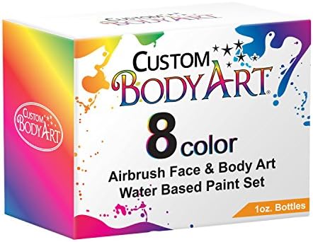 Прилагодена уметност на телото 1-Оз 8 Основна боја на Основна вода за бојадисување на воздушната четка за боја