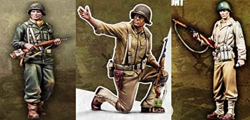 Goodmoel 1/35 WWII WWII Војник на американскиот војник СОСТОЈБА МОДЕЛЕН КИТ/Неизвесен и необоен минијатурен комплет/YH-3073