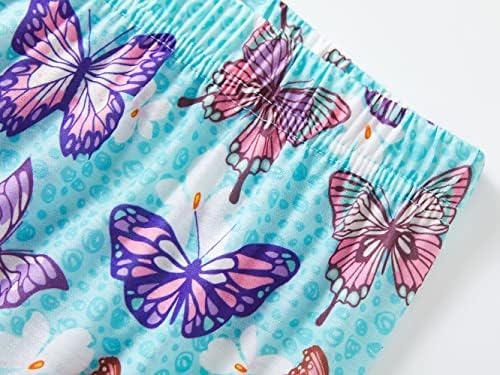 Пижами За Девојчиња Полиестерска Вратоврска Боја За Спиење СО ДОЛГИ Ракави Пј Сет Големина 6-18