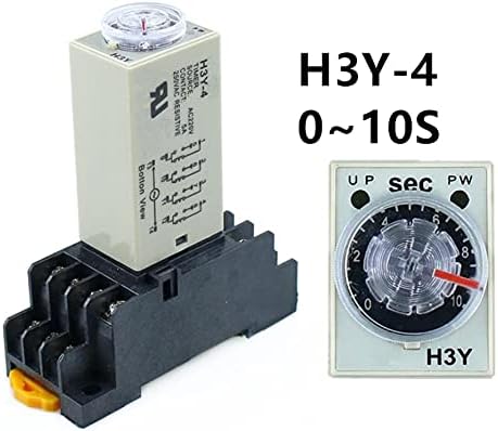 ZLAST H3Y-4 0-10S Моќност OnTime Доцнење Реле Тајмер DPDT 14Pins H3Y-4 DC12V DC24V AC110V AC220V