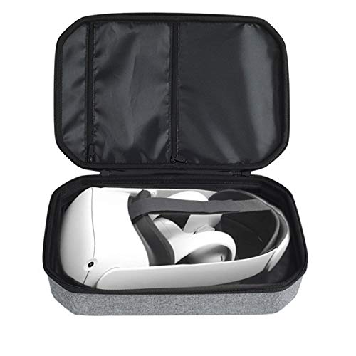 Oculus Quest 2 Case, Hard Travel Protective Cox за Oculus Quest 2 VR Gaming Helids and Controllers Controllers додатоци, заштитна торба