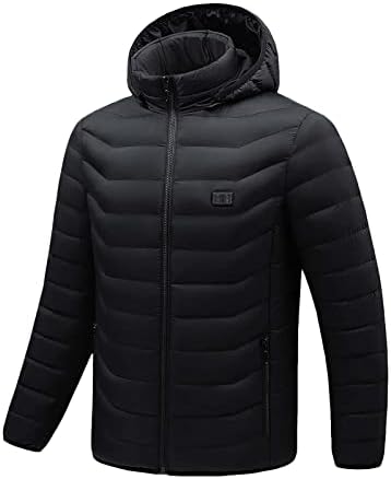LOLMOT зимска топла облека на отворено загреана за возење на скијање риболов полнење преку загреана качулка во средна тежина