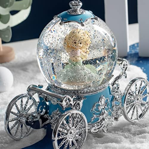 Zgjhff сон снегулка Кристална топка музичка кутија ангел октава кутија ноќна светлина за да испрати подарок за роденден на девојка
