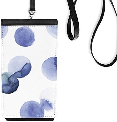 Уметнички образец за уметност Телефонски чанта за паричникот што виси мобилна торбичка со црн џеб