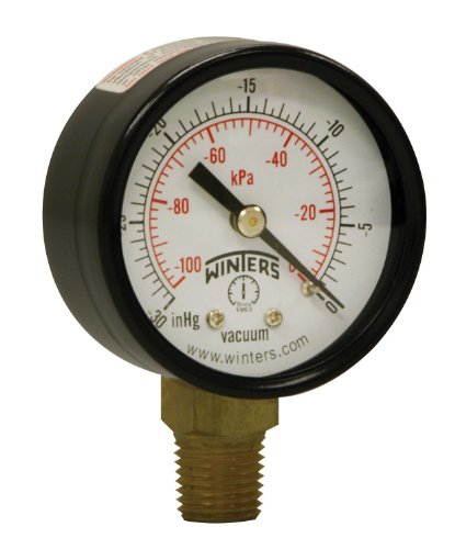 Винтерс 2-1/2 инчен големина на бирање, мулти функција за примена на економијата за сува мерач на сув притисок, месинг внатрешни работи, челик кутија, двојна скала 0-160