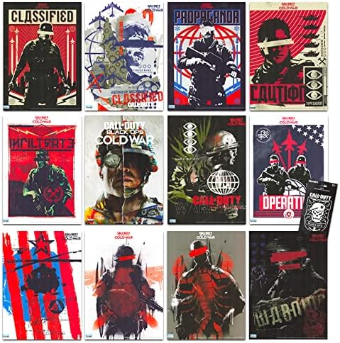 Трејарх Повик На Должност Постер Постави Украси Пакет ~ 12 Парчиња Повик На Должност: Постери Од Студената Војна | Повик На Декор За