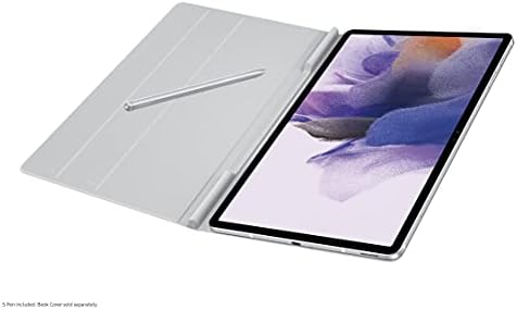 Samsung Galaxy Tab S7 Fe Book Cover, заштитен таблет случај w/ 2 агли на гледање, магнетски дизајн, држач за пенкало, тенок, лесен, американска верзија, мистична сива боја