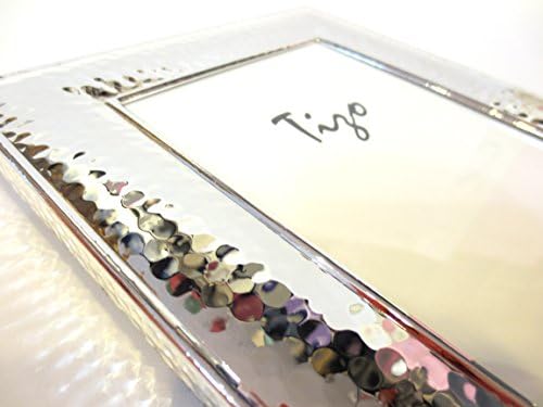 Tizo 5 x 7 зачукана сребрена рамка, направена во Италија