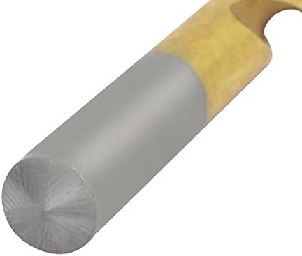 Држеч за дупчење со алатка AEXIT 11,5 mm DIA Titanium Позлатени двојни флејти Директна дупчење Дупка за вежбање Бит Модел: 42AS123QO327