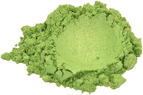 SOAPBERRY GREEN LUXURY MICA COLORANT PIGDER PUSTER сјајни ефекти за сапун за нокти од сапун 4 мл