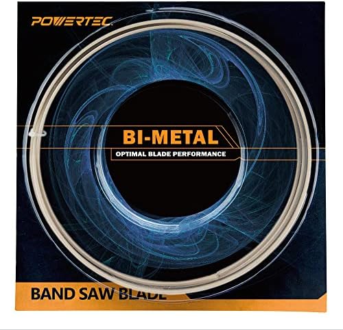 Powertec 13290 93-1/2 x 1/2 x 14 tpi дво-метален бенд го виде Блејд, за Делта, Гризли, etет, занаетчија, Рикон и Роквел 14 Bandsaw