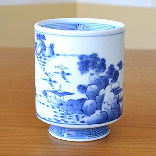 Japaneseの јапонски јуноми Чај Чаша Арита Имари Опрема Направена Во Јапонија Сансуи Пејзаж Голем