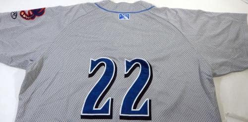 Clearwater Threshers 22 Игра користена плоча за име на сива маичка отстранета 48 DP13484 - Игра користена дресови на MLB