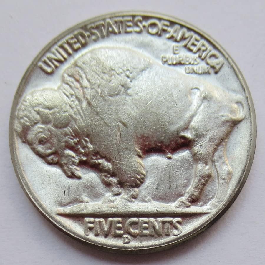 1937 САД 5 Цент Бафало Странски Реплика Комеморативна Монета