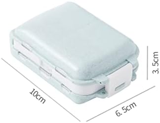 Исценета 1 парчиња сад за контејнери за контејнери кутија за контејнери за чанта Организатор Патувања со куќишта Мала кутија за лекови