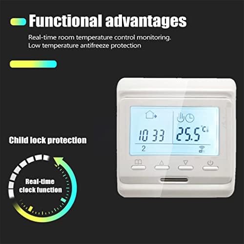 Houkai Programming Thermostat Electric Greating Digital Digital Display Интелигентен контролер на температурата
