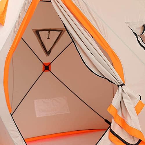 VHG иновации шатор поп-ап засолниште за риболов мраз 3-4 преносен мраз Шанти шатор за 3-4 лица со мраз риболов шатор w/носач торба