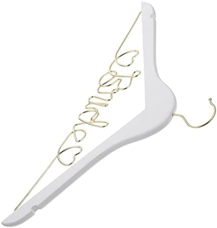 Besportble 5 парчиња невестински закачалки кои не се закачани жица за закачалки за свадби за венчавки за венчавки, невеста невеста,