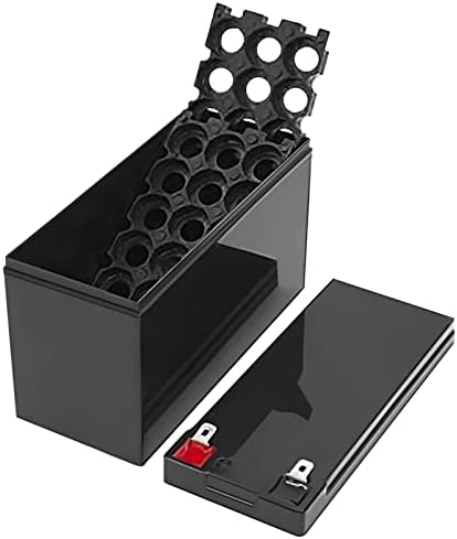 XBERSTAR Li-Јонска Кутија за Складирање на Батерии 3x7 18650 Држач За Diy Батерија Специјален Пластичен комплет DIY, Црн
