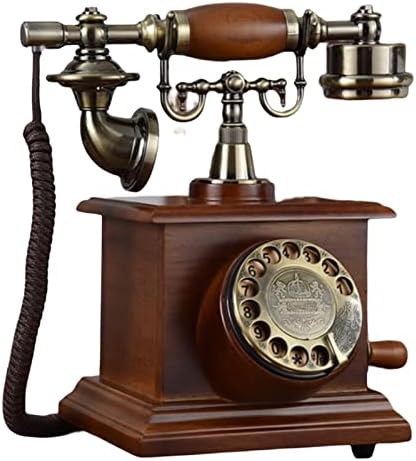 Gayouny Classical Brand Rotary Solid Wood Fixed Telephone Dial Dightone Telephone Office Fildine Classic
