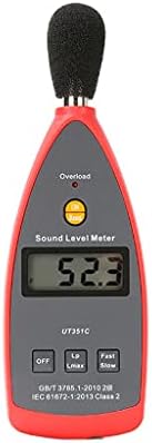 Мерач на бучава UOEIDOSB Мерач на дигитален звук Мерење на волумен на децибела мерач на бучава детектор за тест на бучава