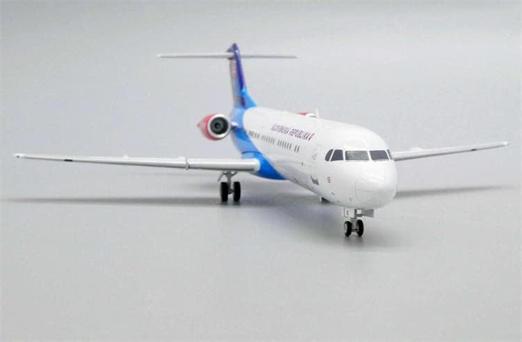 Служба за летање на Словачката влада JCWINGS FOKKER 100 OM-BYB со Stand Limited Edition 1/200 Diecast Aircraft Prefuight Model