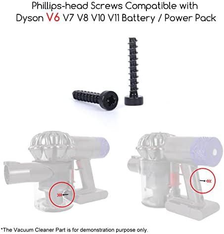 Замена на завртки за батерии Kuflant за Dyson V6 V7 V8 V10 V11 VACUUM PALECT PALECT/батерија, компатибилен со Dyson SV09 SV10 SV11 SV12 SV14