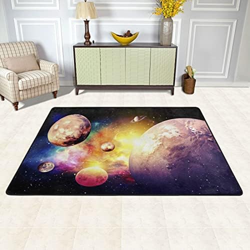 Голем мек подрачје за килим галаксија шарени планини расадник плејматски килим за деца играат соба спална соба дневна соба 4