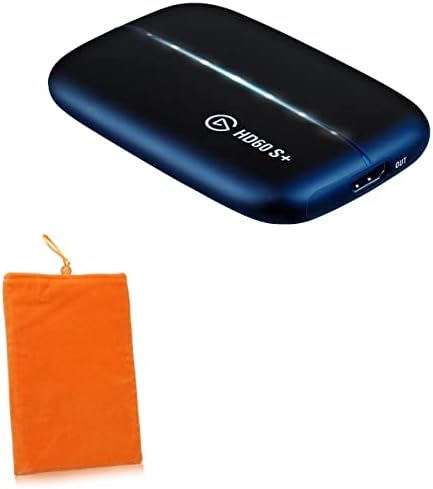 Case Boxwave Case компатибилен со Corsair Game Capture HD60 S+ - кадифена торбичка, мека велурна ткаенина торба ракав со влечење - задебелен
